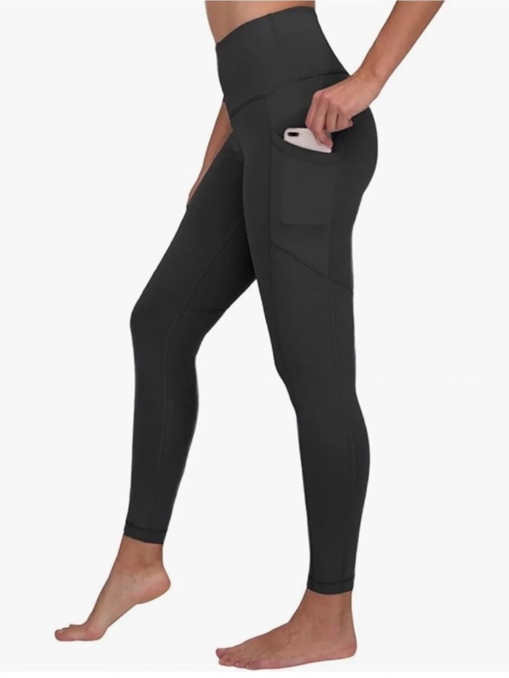 90 Degree By Reflex High-Waist Black Active Leggings